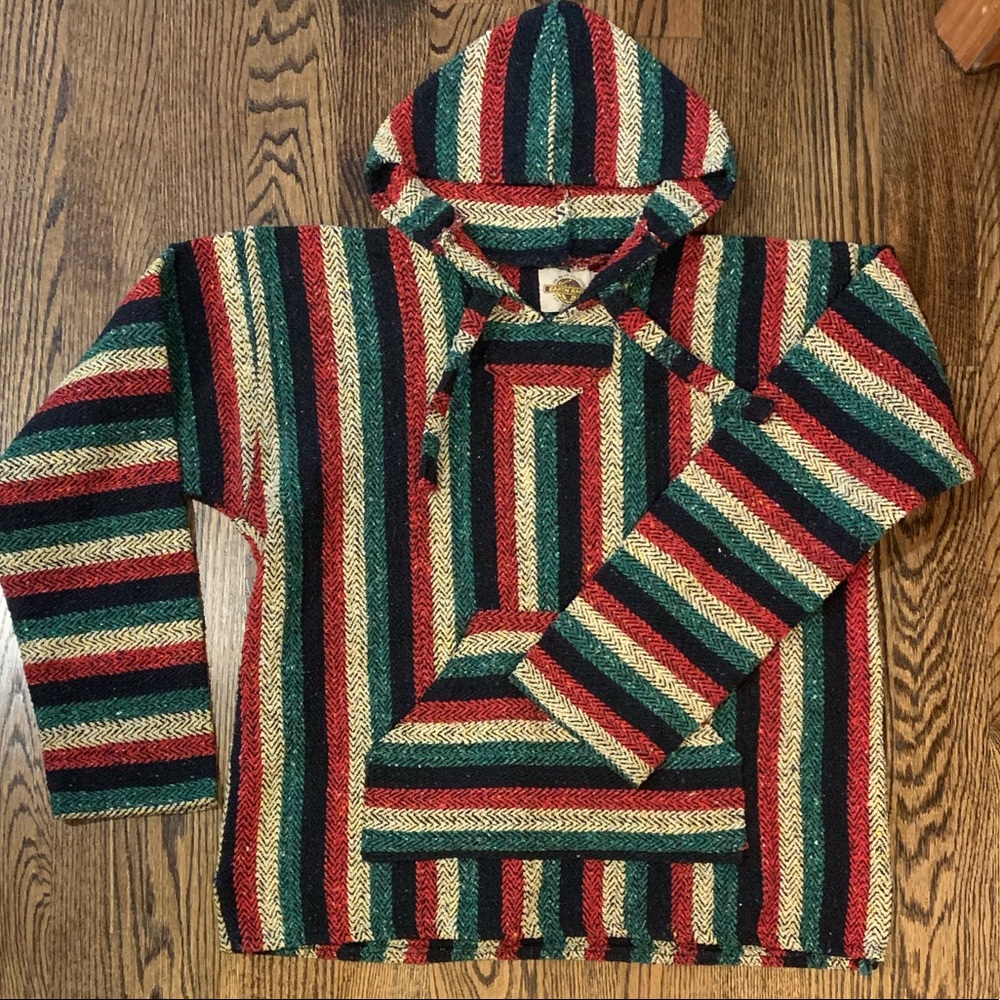 NWOT Classic Rasta Drug Rug Hoodie - Picture 4 of 10